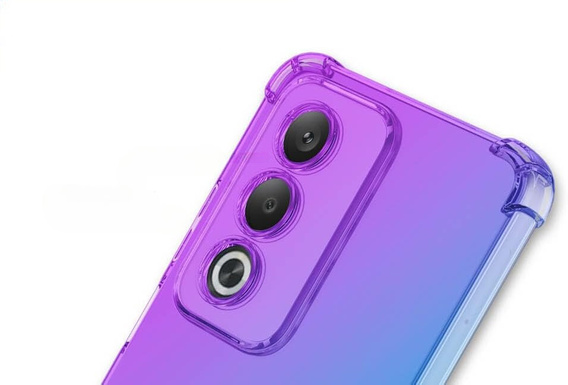 Case for Oppo A80, Gradient Dropproof, Purple / blue