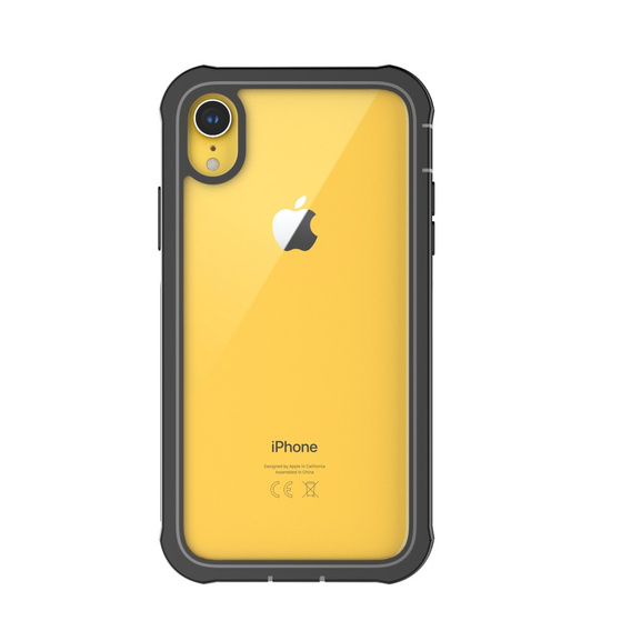 Case for iPhone XR, Shockproof, with film, black