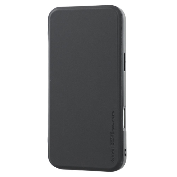 X-LEVEL Case for iPhone 16 Pro Max, Magnetic Card Holder, black