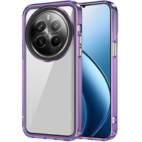 Case for Realme 12 Pro 5G / 12 Pro+ 5G, Fusion Hybrid, transparent / purple