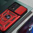 Case for Xiaomi Poco F5 Pro, CamShield Slide, red