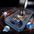 Case for iPhone 16 Pro, Shockproof, with glass, for MagSafe, dark blue