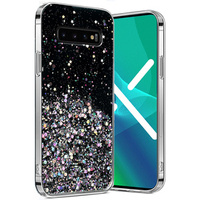 Case for Samsung Galaxy S10 5G, Glittery, black