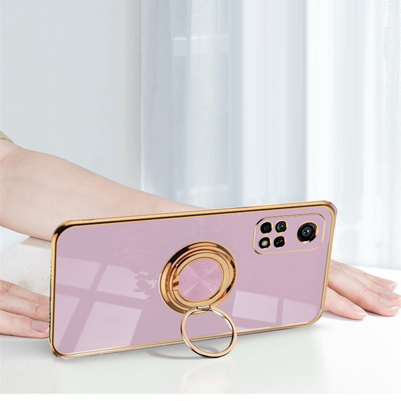 Case for Xiaomi Mi 10T 5G / Mi 10T Pro 5G, Electro Ring, purple