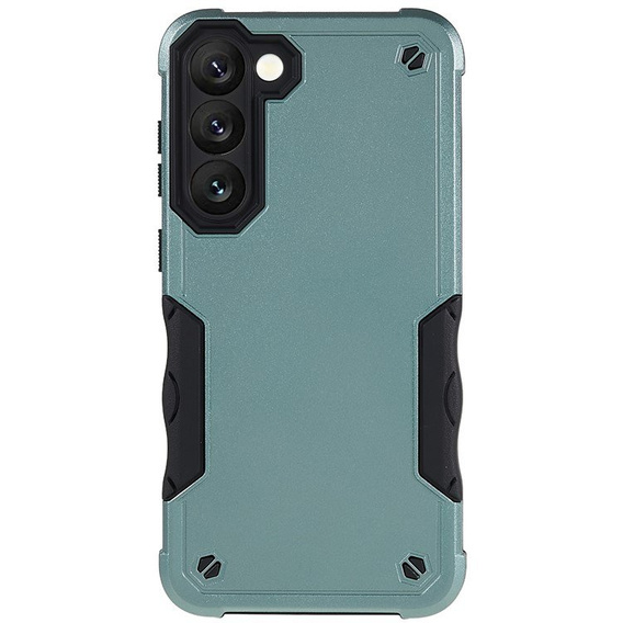 Armored case for Samsung Galaxy S23, Dual-Layer, green