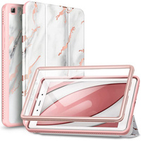 Case for Samsung Galaxy Tab A 8.0, Suritch Full Body Basic Marble, pink