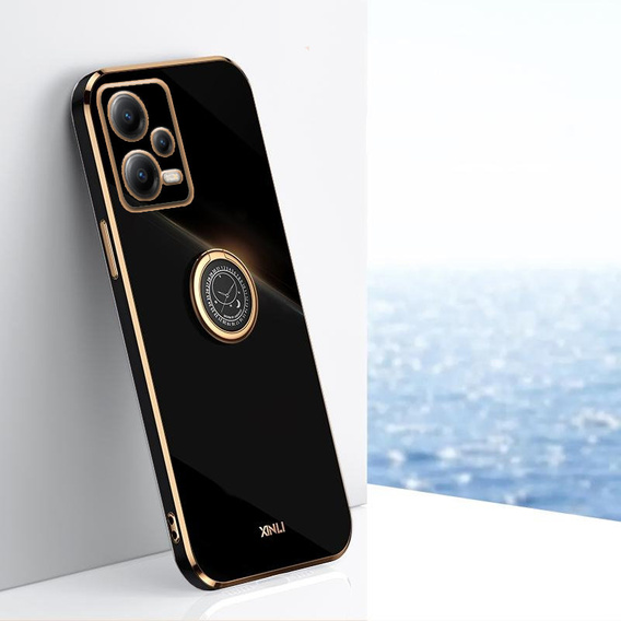 Case for POCO X5 Pro 5G, Electro Ring, black