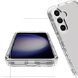 Case for Samsung Galaxy S24, Shockproof, with film, transparent