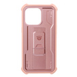 Armored case for iPhone 13 Pro, Dexnor Full Body, pink rose gold