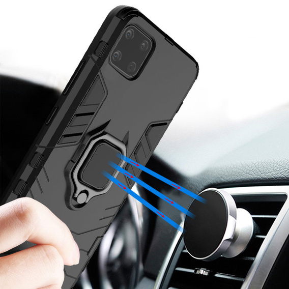 Case for Realme C11 2021, Kickstand Ring, black