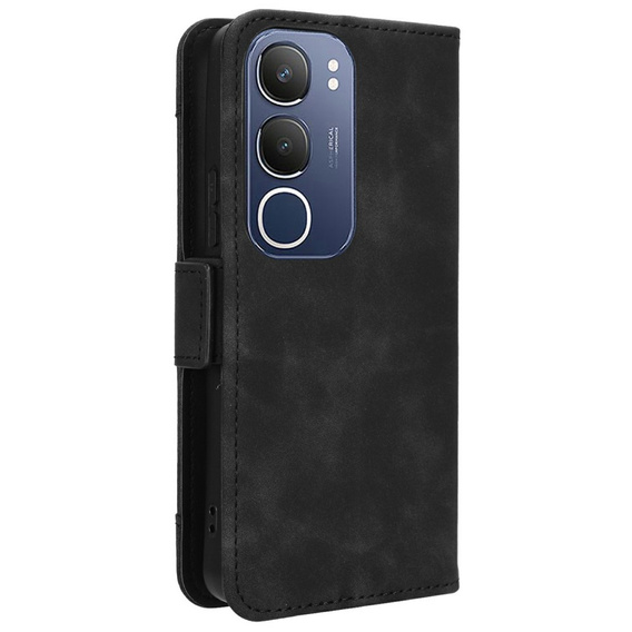 Flip case for Vivo Y19s, Card Slot, black