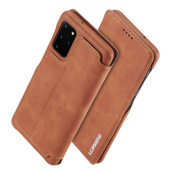 Flip case for Samsung Galaxy S20 FE, LC.IMEEKE, brown
