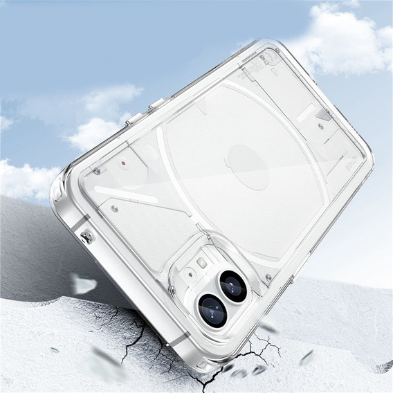 Case for Nothing Phone 1, Fusion Hybrid, transparent