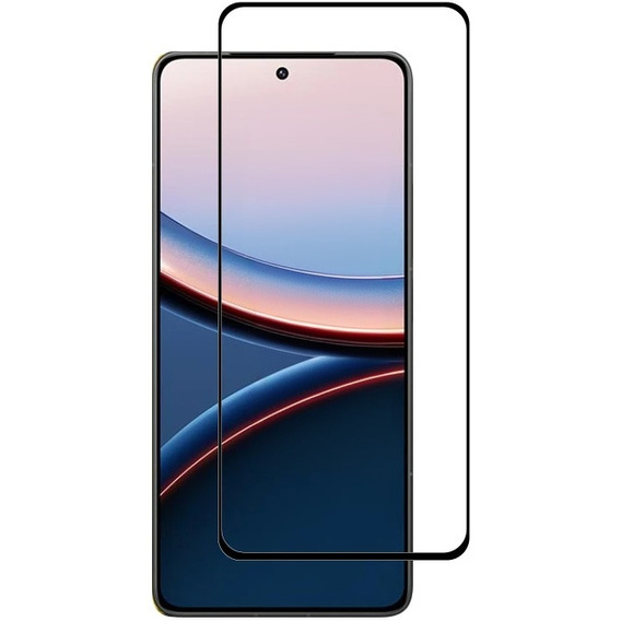 3D Tempered Glass for Xiaomi Poco F7 Ultra, black frame