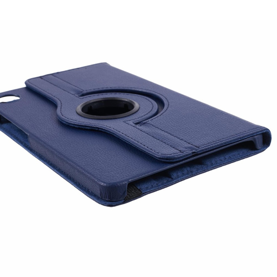 Case for Samsung Galaxy Tab A9 TB330FU 10.95", Rotating 360, dark blue