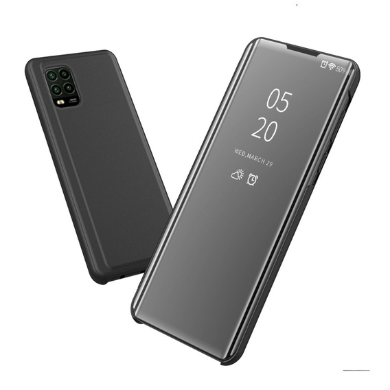 Case for Xiaomi Mi 10 Lite, Clear View, black