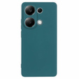 Case for Xiaomi Redmi Note 13 Pro 4G / Xiaomi Redmi Note 14S / Xiaomi Poco M6 Pro 4G, Silicone Lite, dark green