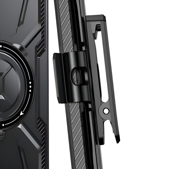 Case for Samsung Galaxy S23 Ultra, Heavy Duty Ring, black