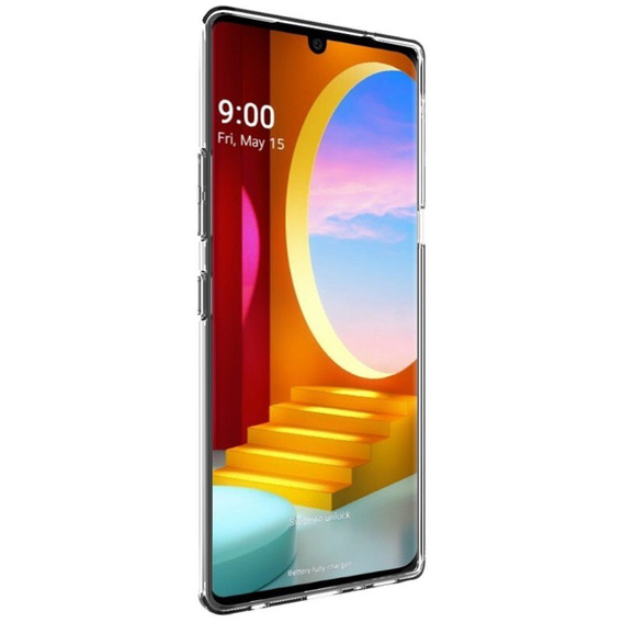 IMAK Case for LG Velvet, UX-5 Series Slim, transparent