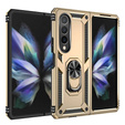 Armor Case for Samsung Galaxy Z Fold 4 5G, Nox Case Ring, gold