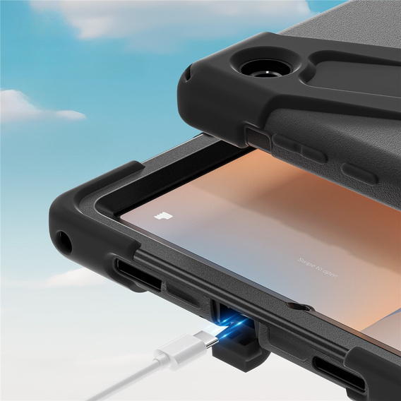 Armoured case with stand and shoulder strap for Samsung Galaxy Tab A11+