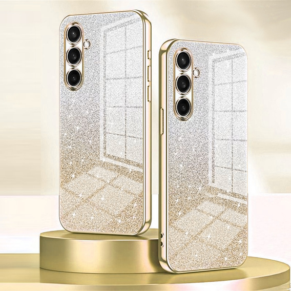 Glitter Case CamShield for Samsung Galaxy A37 5G, gold