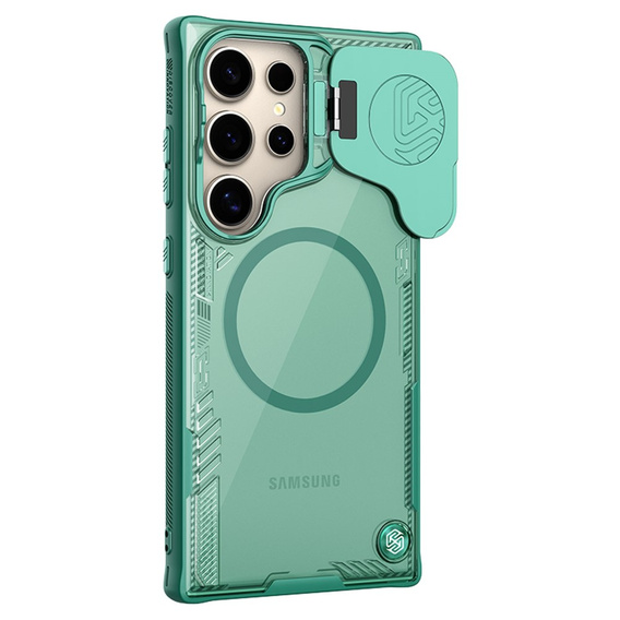 Nillkin Armored Case for Samsung Galaxy S24 Ultra, Icelade Prop, for Magsafe, green