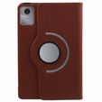 Case for Lenovo Tab M11 TB330FU 10.95", Rotating 360, brown