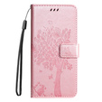 Flip case for Xiaomi 13T / 13T Pro, tree, pink rose gold