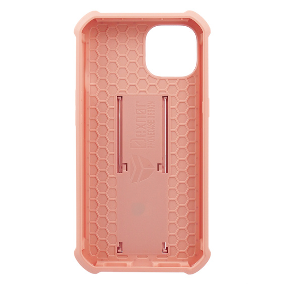 Armored case for iPhone 13 / 14, Dexnor Full Body, pink rose gold
