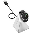 Aluminum USB Docking Station for Garmin Fenix 7/7S/7X/6/6X/6S, Silver