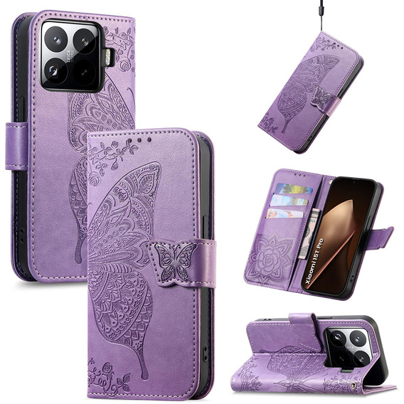 Butterfly flap case for Xiaomi 15T Pro
