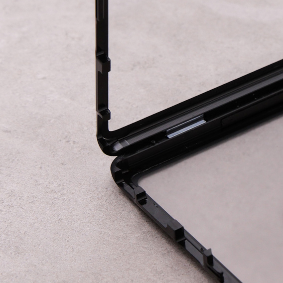 Magnetic Dual Glass MagSafe case for Samsung Galaxy S22 Ultra, black