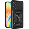Case for Oppo A98 5G, CamShield Slide, black