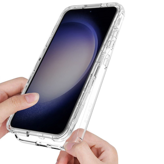 Case for Samsung Galaxy S24, Shockproof, with film, transparent