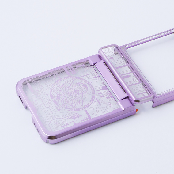 Case for Samsung Galaxy Z Flip 5 5G, Mechanical Legend, purple