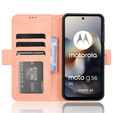 Flip case for Motorola Moto G56 5G, Card Slot, pink