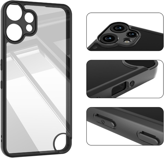 Case for CMF Nothing Phone 2 Pro, Fusion Hybrid, transparent