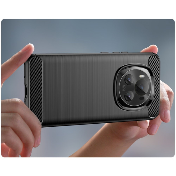 Case for Honor Magic 6 Pro 5G, Carbon, black