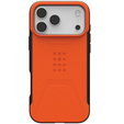 Urban Armor Gear case for iPhone 17 Pro Max, Civilian MagSafe, Orange