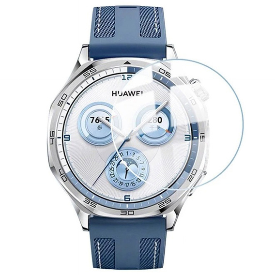 2x ERBORD Tempered Glass for Huawei Watch GT 5 41mm, with mounting frame