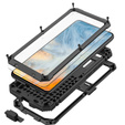 Case for Samsung Galaxy S21 FE, R-JUST, armoured, black