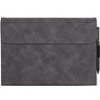 Case for Microsoft Surface Pro 9, Wallet Pen Slot, grey