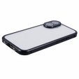 Case for iPhone 16, Magnetic Dual Glass, black
