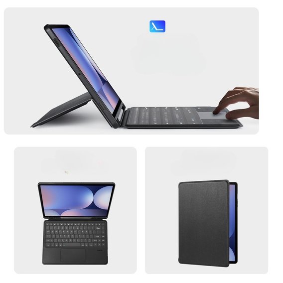 Keyboard case for Samsung Galaxy Tab S8 Ultra / S9 Ultra / S10 Ultra, Dux Ducis DK Series, black