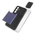 Case for Samsung Galaxy S24, ERBORD CamProtect Slide Camera, purple