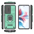 Case for Oppo Reno 11F 5G, KickStand Camera Lens, green