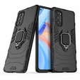 Case for Oppo Reno 4 Pro 5G, Kickstand Ring, black