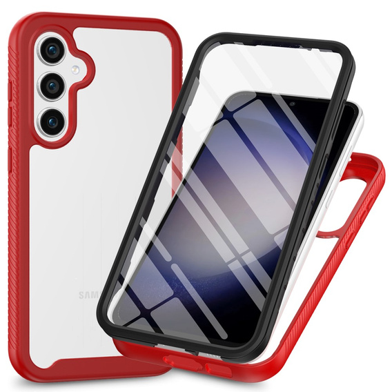 Case for Samsung Galaxy A35 5G, Shockproof, with film, red