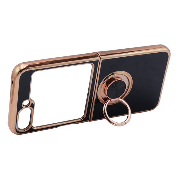 Case for Samsung Galaxy Z Flip 5 5G, Electro Ring, black
